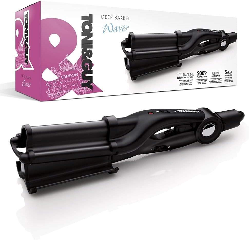 Toni & Guy Professional Deep Barrel 32mm Hair Waver Black